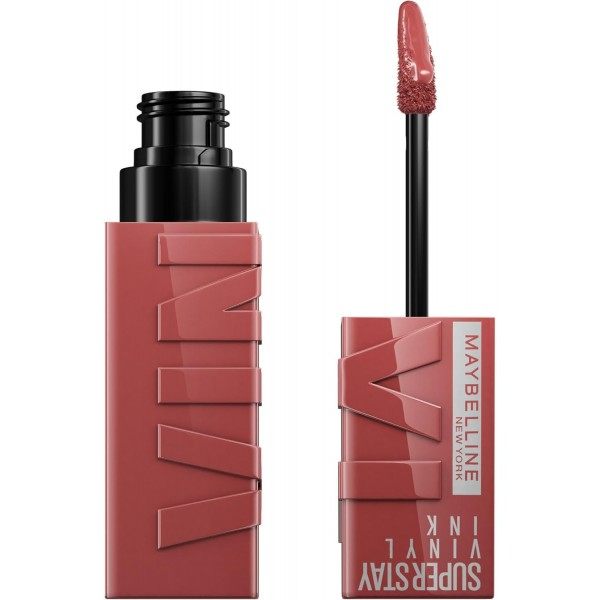 115 Peppy - Labial líquido con brillo SuperStay Vinyl Ink de Maybelline New York