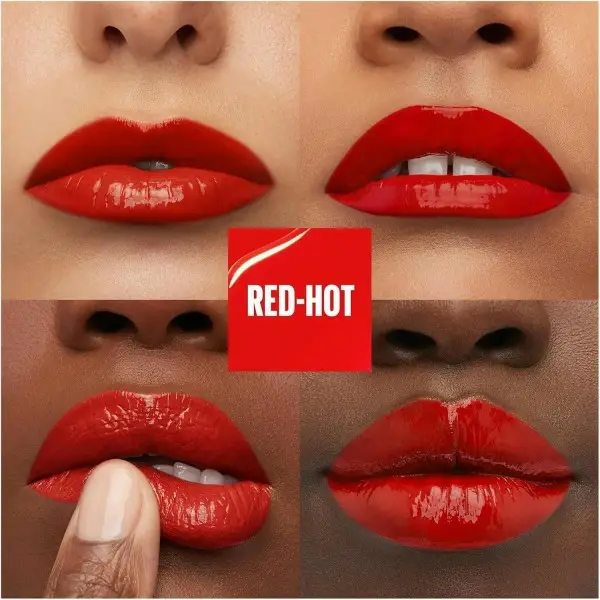 25 Red Hot - Rouge à Lèvres Liquide Encre Effet Vinyl Brillant SuperStay Vinyl Ink de Maybelline New York Maybelline 7,00&nbsp;€
