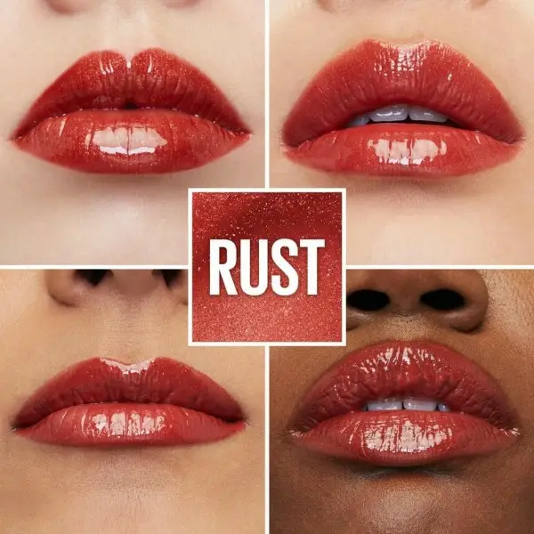 016 Rust - Maybelline New York Hyaluronic Acid Enriched Moisturizing & Shine Lifter Lip Gloss Maybelline New York ...