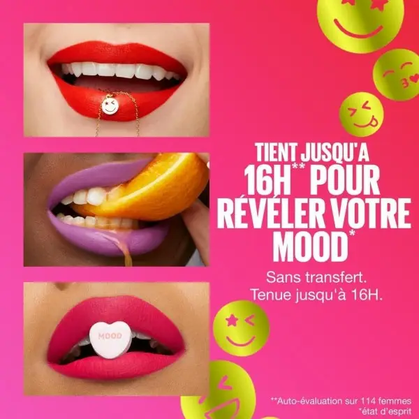 455 Harmonizer - MOODMAKERS SuperStay Matte Ink Liquid Matte Lipstick Citrus Scent van Maybelline New York Maybelline 7...