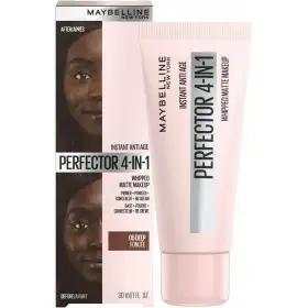 05 DEEP - Perfeccionador antienvellecemento instantáneo multiusos 4 en 1 Perfeccionador de tez matificante de Maybelline New