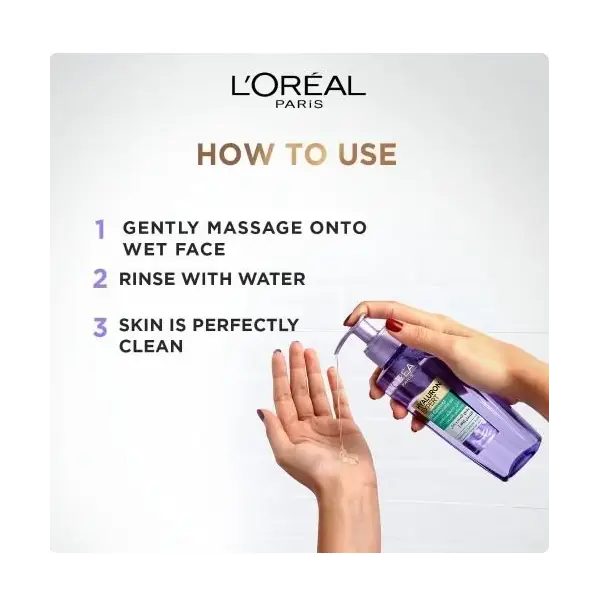 Diepe Reinigingsgel Sebumregulerend Hyaluron Expert van L’Oréal Paris L'Oréal €5,00