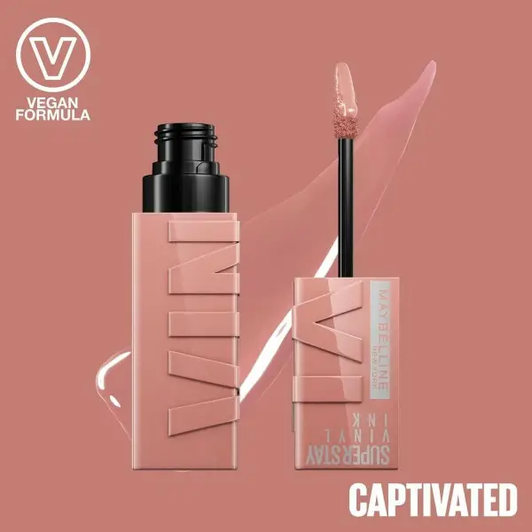 95 Captivated - Vloeibare Lipstick Vinyl Inkt Glanzende Vinyl-effect SuperStay Vinyl Ink van Maybelline New York Maybelline