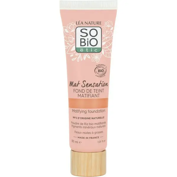 25 Beige Doré - Fond de teint matifiant certifié Bio et Vegan Made in France de LÉA NATURE SO BiO étic LÉA NATURE SO BiO étic...