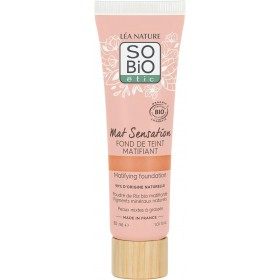 30 Sandgold – mattierendes, Bio- und Vegan-zertifiziertes Make-up, Made in France von LÉA NATURE SO BiO étic LÉA NATURE SO BiO