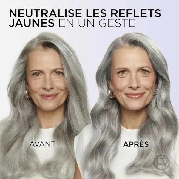 copy of Zilar Hotza - Grisa Hobetzeko Tratamenduak Ile Horia Kentzen Du eta Ile-Zuntza Indartzen Du L'Oréal Paris-en eskutik