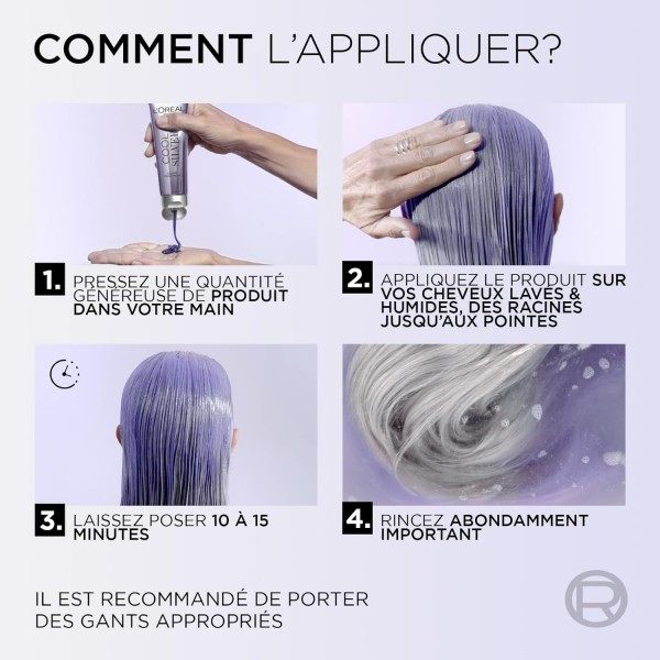 copy of Prata fresca - Tratamento realzador de canas que elimina o amarelecemento e fortalece a fibra capilar de L'Oréal Paris