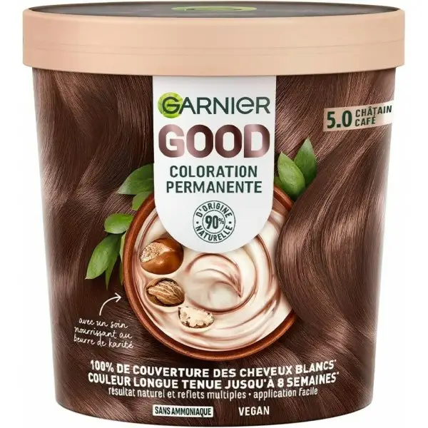 5,0 Castano Chiaro Caffè - Colorazione Permanente Senza Ammoniaca GOOD di Garnier Garnier 7,00 €