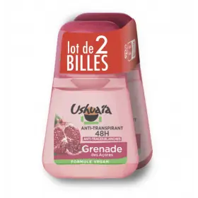 Pomegranate - (2 x 50 ml) Alcohol-free 48h Anti-perspirant Roll-on Deodorant from USHUAIA — USHUAIA £5.50