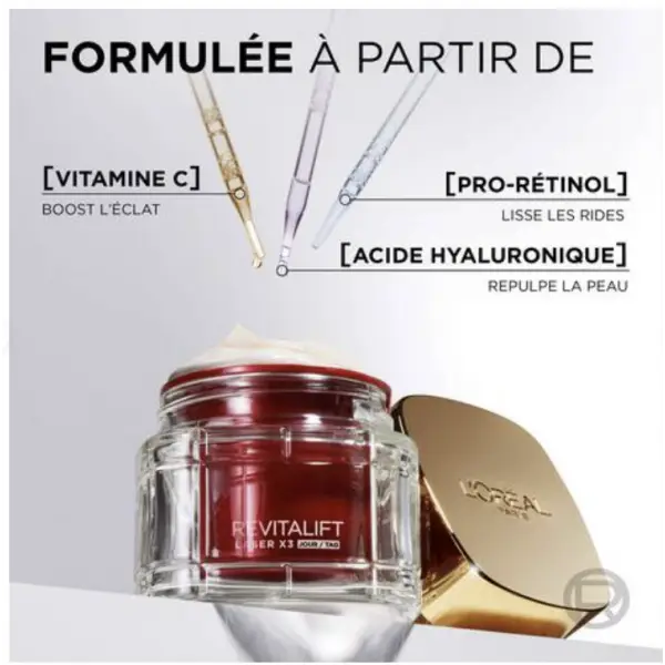 Revitalift Laser - Pack of 2 Refillable Anti-Ageing Day Creams with Hyaluronic Acid by L'Oréal Paris L'Oréal £19.99