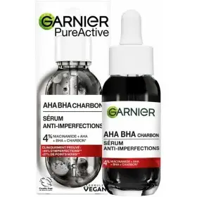 GARNIER Pure Active Serum tegen mee-eters en onzuiverheden met houtskool, niacinamide, salicylzuur en melkzuur