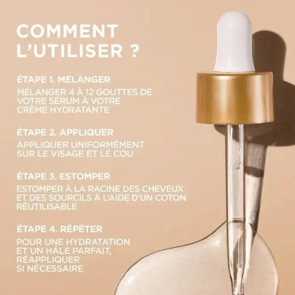 Sèrum Autobronzejador Facial Broncejat Progressiu Aigua de Coco i Àcid Hialurònic Bronzejador Natural de GARNIER Ambre Solaire