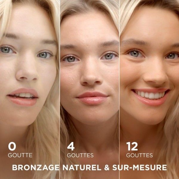 Sérum Autobronzant Visage Hâle Progressif Eau de Coco & Acide Hyaluronique Natural Bronzer de GARNIER Ambre Solaire Garnier 9...