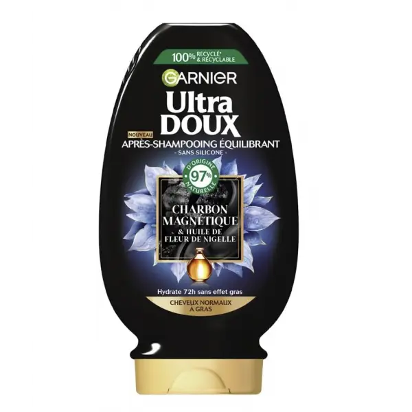 Garnier Ultra Doux Charcoal & Blackseed Flower Moisturising and Balancing Conditioner — €2.75