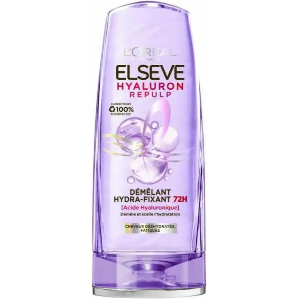 Hydra-Fixierendes Entwirrungsmittel mit Hyaluron, aufpolsternd, für dehydrierte und müde Haare, mit Hyaluronsäure, Elseve von