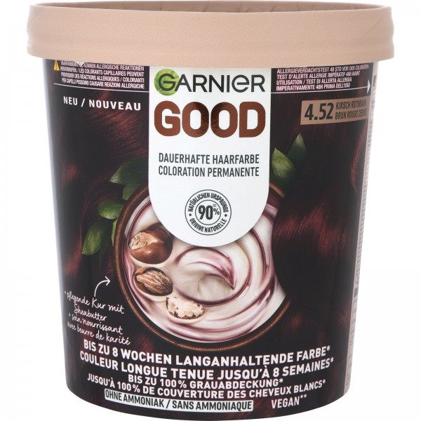 4,52 Castany Vermell Cirera - Coloració Permanent Sense Amoníac GOOD de Garnier Garnier 6,00 €