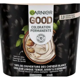 3.0 Dark Chestnut Chocolate - GOOD Garnier Ammonia-Free Permanent Colour Refill Kit Garnier £5.50
