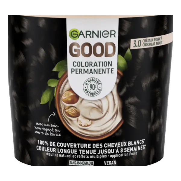 3,0 Castano Scuro Cioccolato - Kit di ricarica Colorazione Permanente Senza Ammoniaca GOOD di Garnier Garnier 5,50 €