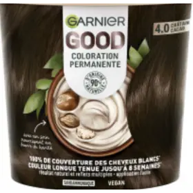 4.0 Chestnut Cocoa - GOOD by Garnier Ammonia-Free Permanent Hair Colour Refill Kit Garnier £5.50