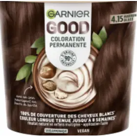 4.15 Marron Glacé - Navulset Permanente Kleur zonder Ammoniak GOOD van Garnier Garnier €5,50