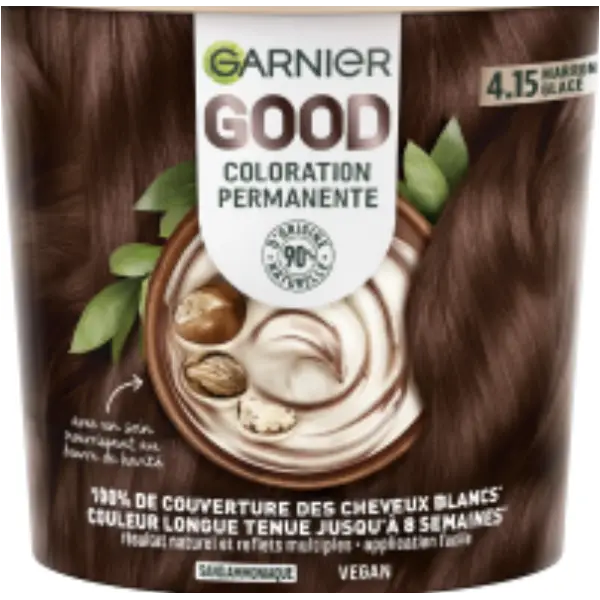 4,15 Marró Glacé - Kit de recàrrega Tinta permanent sense amoníac GOOD de Garnier Garnier 5,50 €