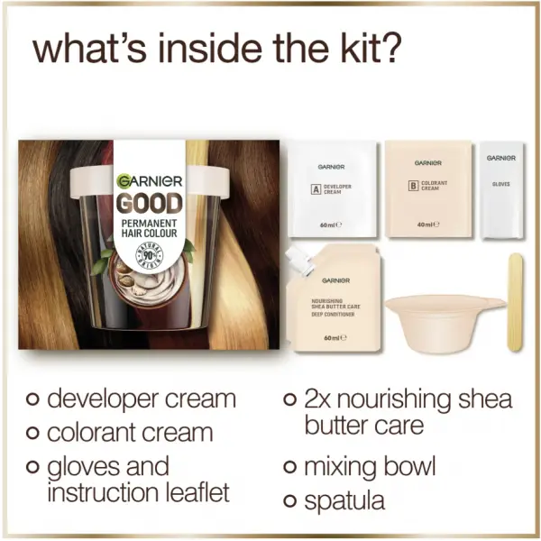 5,0 Castaño Claro Café - Kit de Coloración Permanente Sin Amoníaco GOOD de Garnier Garnier 6,00 €