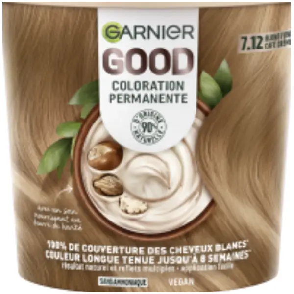 7.12 Blond Foncé Café Crème - Kit de Coloration Permanente Sans Ammoniaque GOOD de Garnier Garnier 6,00&nbsp;€