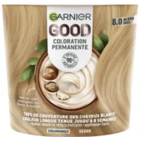 8.0 Blond Mèl - Kit de Coloració Permanent Sense Ammoníac GOOD de Garnier Garnier 6,00 €