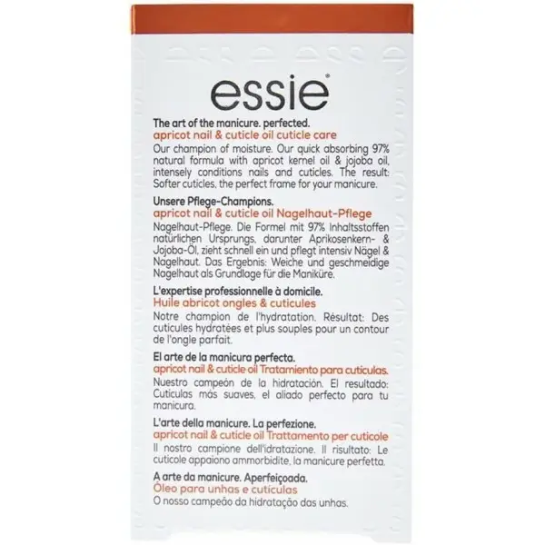 Aceite de Albaricoque para Uñas y Cutículas Tratamiento Reparador y Nutritivo de Essie ESSIE 6,00 €