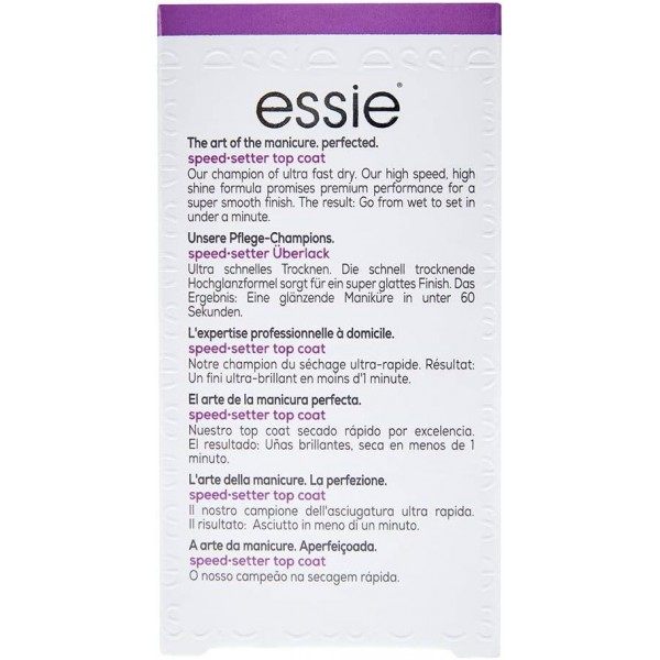 Speed Setter - Ultra-Fast Drying Top Coat - With Argan Oil - Glossy, Transparent Finish by Essie £6.00