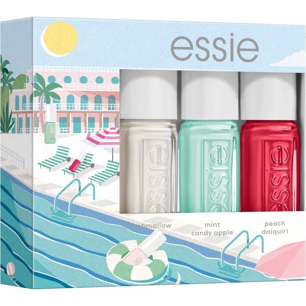A Cocktail - Kit Trio Marshmallow, Poma caramel·litzada de menta, Daiquiri de préssec d'Essie ESSIE 6,99 €