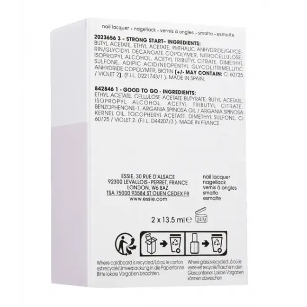 Set de Rutina - Kit de 2 (2x 13,5 ml) Strong Start + Good To Go Esmaltes de Uñas ESSIE ESSIE 14,99&nbsp;€