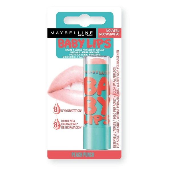 Peach Punch lip Balm Moisturizing Baby Lips Gemey Maybelline Gemey Maybelline 6,99 €