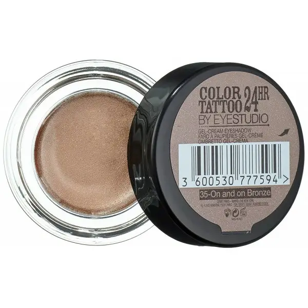 35 On and On Bronze - Color Tattoo 24h Gel Ombre à Paupières en Crème Gemey Maybelline Maybelline 3,00&nbsp;€