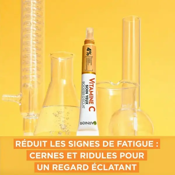 Cuidado para Ojos Potenciador de Luminosidad - Niacinamida, Cafeína, Vitamina C, Polvo de Plátano de GARNIER Skin Active