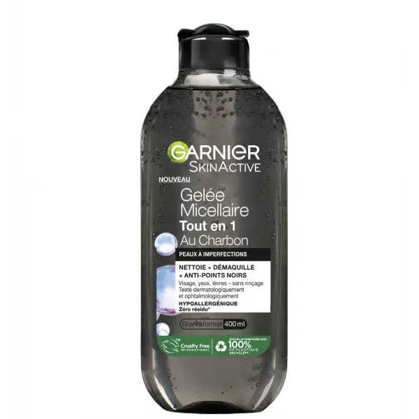 Gel micellare Tutto-in-1 Carbone Purificante Anti-punti Neri Pelli Misce a Grasse Skin Active di GARNIER Garnier 5,00 €