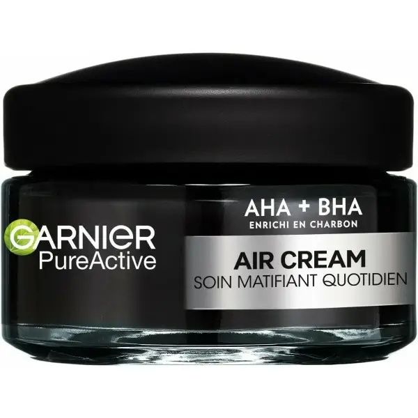 Air Cream - Cuidado Matificante Diario - Enriquecido con AHA + BHA y Carbón de Garnier Pure Active Garnier 7,50 €