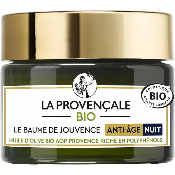 Der zertifizierte Bio-Nacht-Anti-Aging-Balsam „Baume de Jouvence“ – Omega aus grünem Olivenöl Oleo-Jeunesse von La Provençale