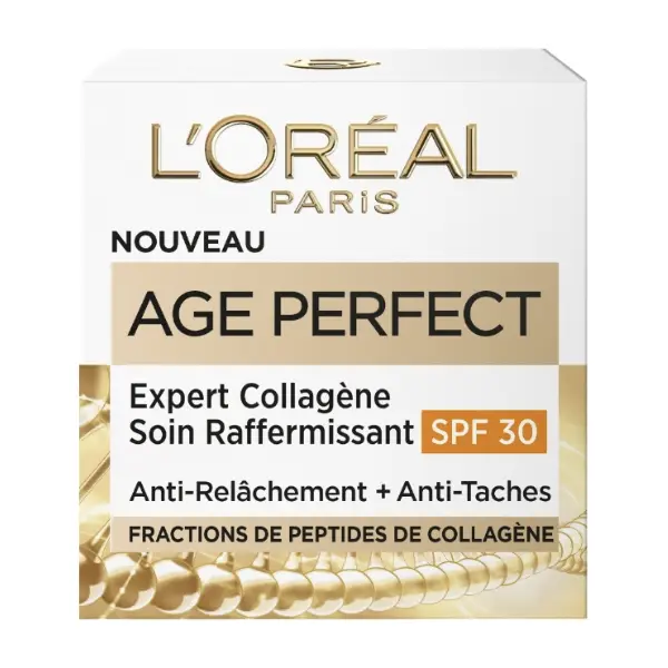 Straffende, Festigende Tagescreme für das Gesicht – reife Haut, gegen braune Altersflecken, Age Perfect LSF&nbsp;30 von L'ORÉAL
