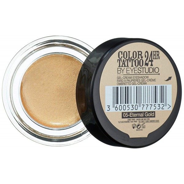05 Eternal Gold - Color Tattoo 24h Gel Ombre à Paupières en Crème Gemey Maybelline Maybelline 3,00 €
