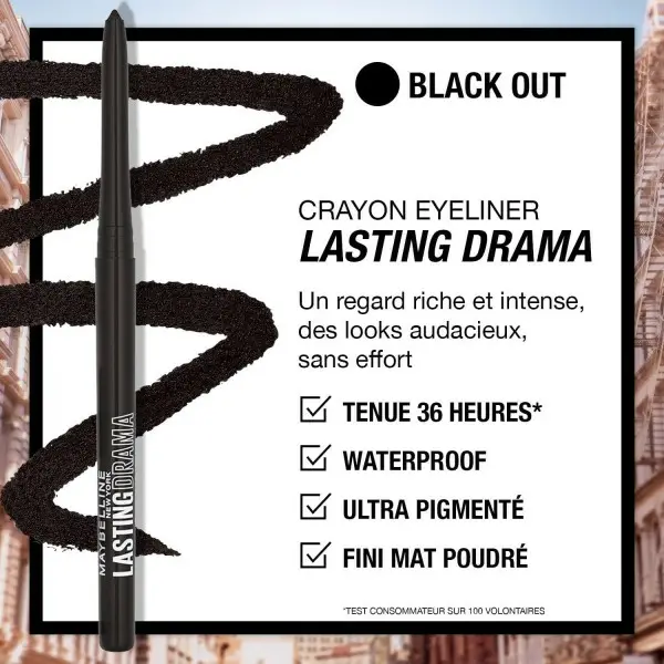 Black Out - Eye-liner Lasting Drama di Maybelline New York Maybelline 5,00 €