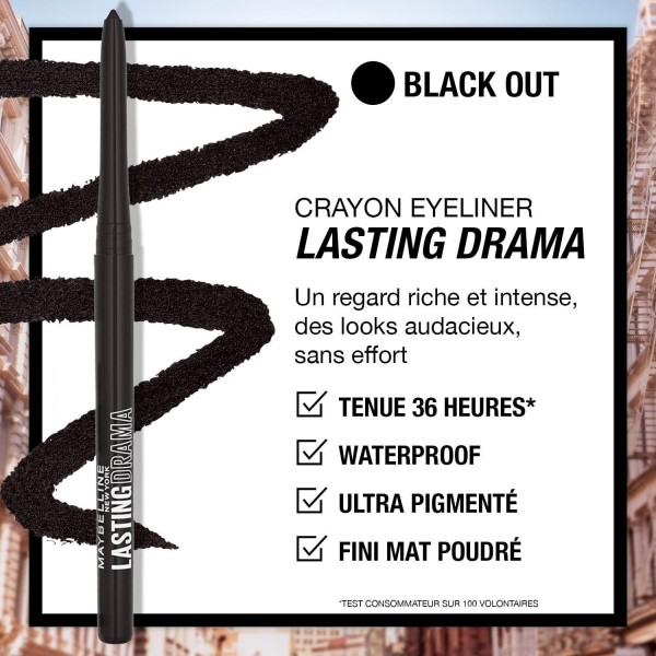 Brown Sugar - Eye-liner Lasting Drama van Maybelline New York Maybelline €5,00