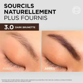 3.0 Dark Brunette - Teinture Sourcils Semi-Permanente - 5 Semaines - Jusqu’à 10 Utilisations - Brow Color de L’Oréal Paris L'...