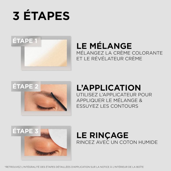5.0 Brunette - Teinture Sourcils Semi-Permanente - 5 Semaines - Jusqu’à 10 Utilisations - Brow Color de L’Oréal Paris L'Oréal...