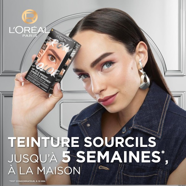 5.0 Brünett – Semi-permanente Augenbrauenfärbung – 5 Wochen – Bis zu 10 Anwendungen – Brow Color von L’Oréal Paris L'Oréal...