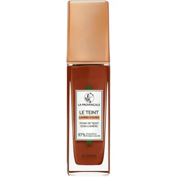 60 Sienne - Le Fond de Teint Soin Lumière 97% d'ingrédients d'origine naturelle de La Provençale La Provençale 7,00&nbsp;€