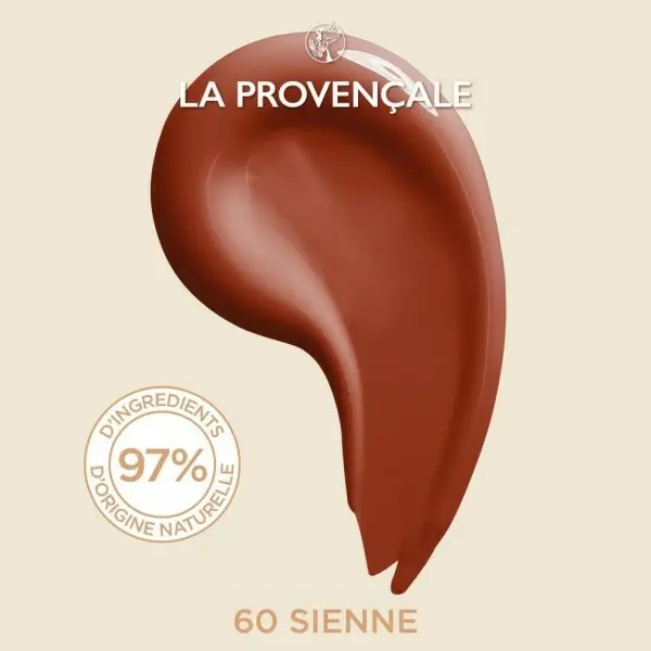 60 Sienne - Le Fond de Teint Soin Lumière 97% d'ingrédients d'origine naturelle de La Provençale La Provençale 7,00&nbsp;€