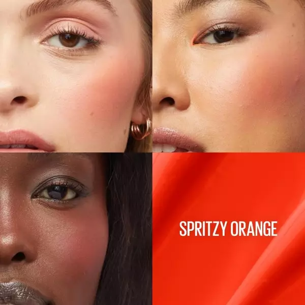 35 Spritzy Orange - Maybelline New York Sunkisser Hazy Matte 3-in-1 Liquid Blush, Matte Glowy Finish, Maybelline €7.00