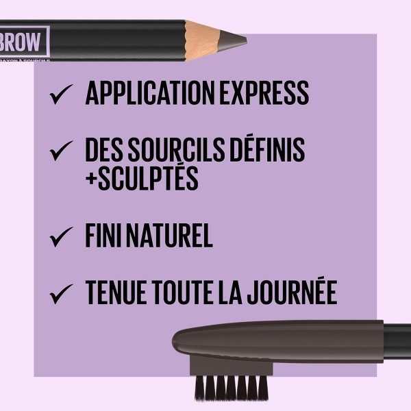 06 Black Brown – Maybelline New York Express Brow Precise Augenbrauenstift, Maybelline 4,50&nbsp;€