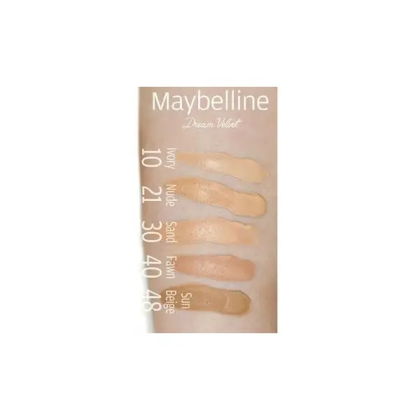 10 Ivory - Fond de teint MAT DREAM VELOURS Gemey Maybelline Maybelline 4,00&nbsp;€